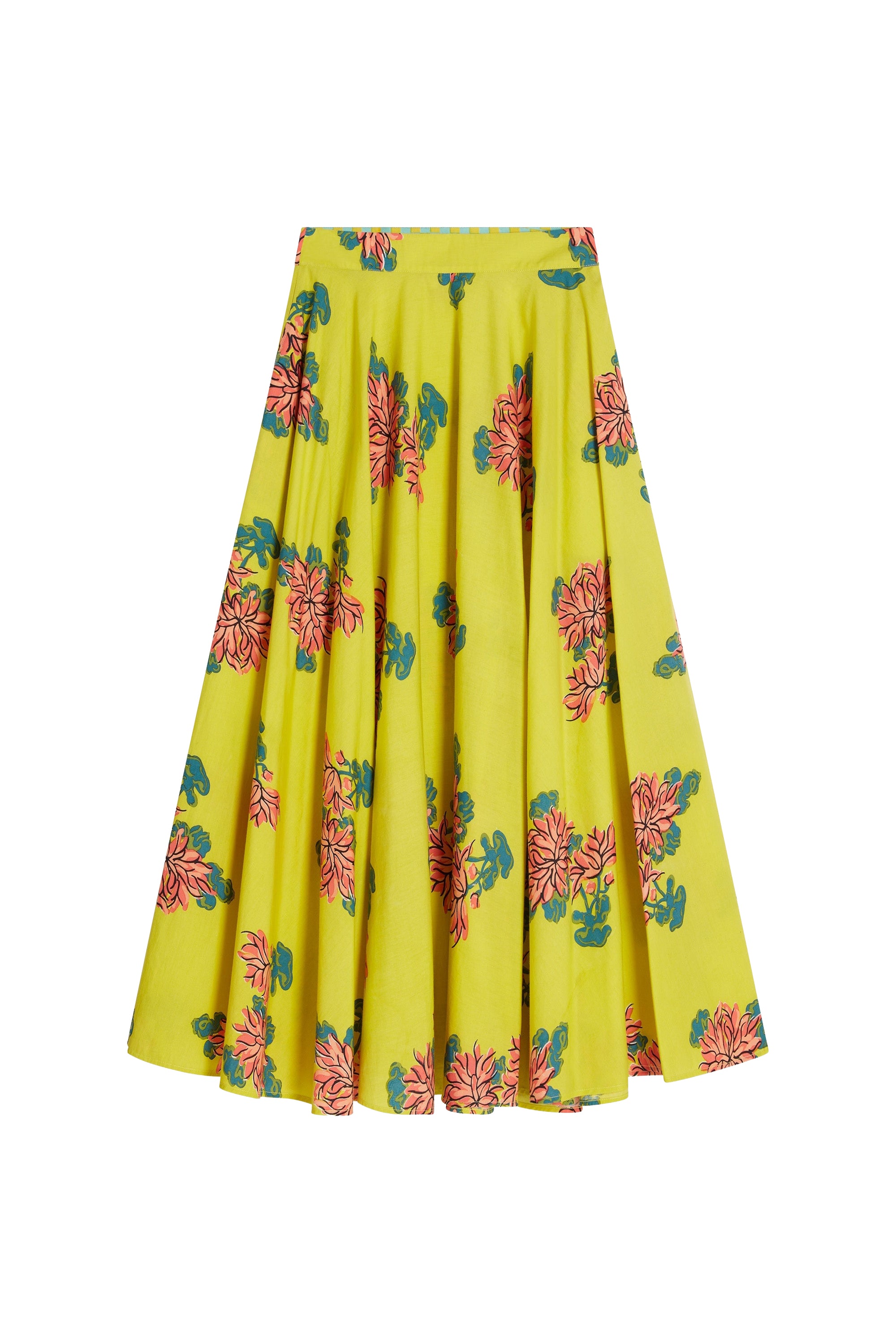Circle skirt in cotton - Neutral