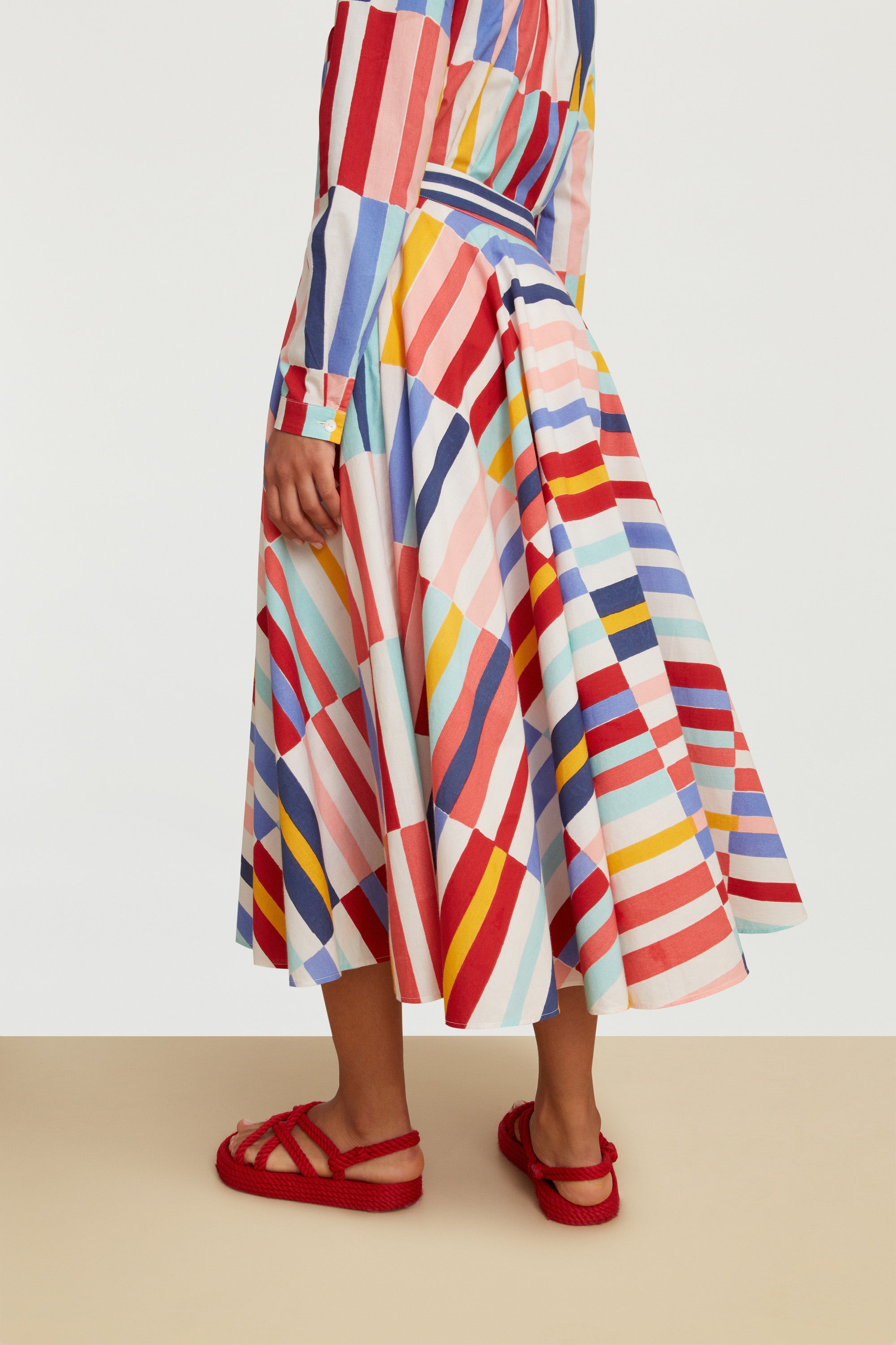 RECO PRIX : 152,5 // Circle Skirt Niagara Stripes Multicolor