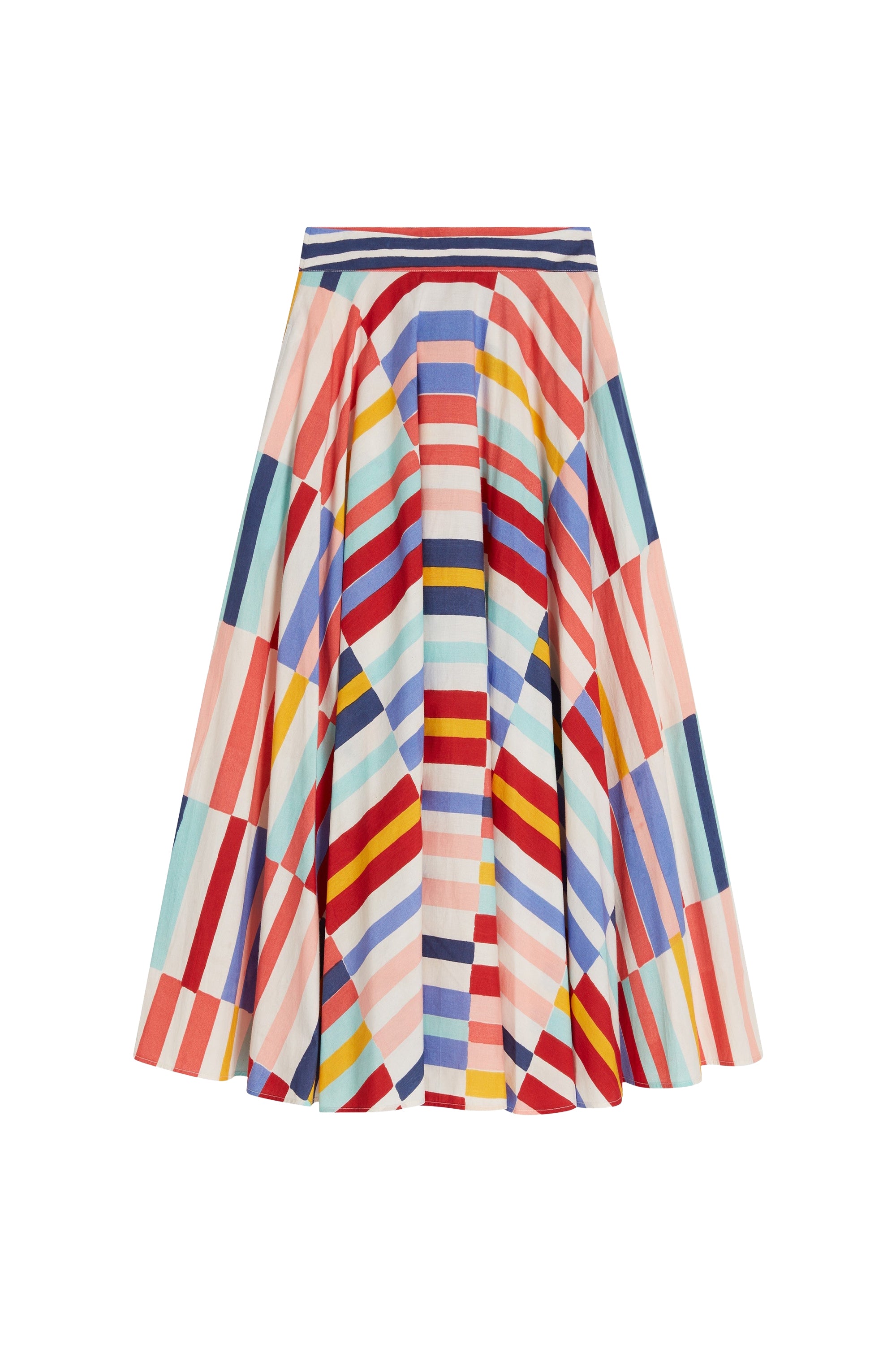 Jupe Circle en coton - Multicolor
