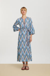 RECO PRIX : 160 // Ethesian Dress Saheli Ikat Indigo