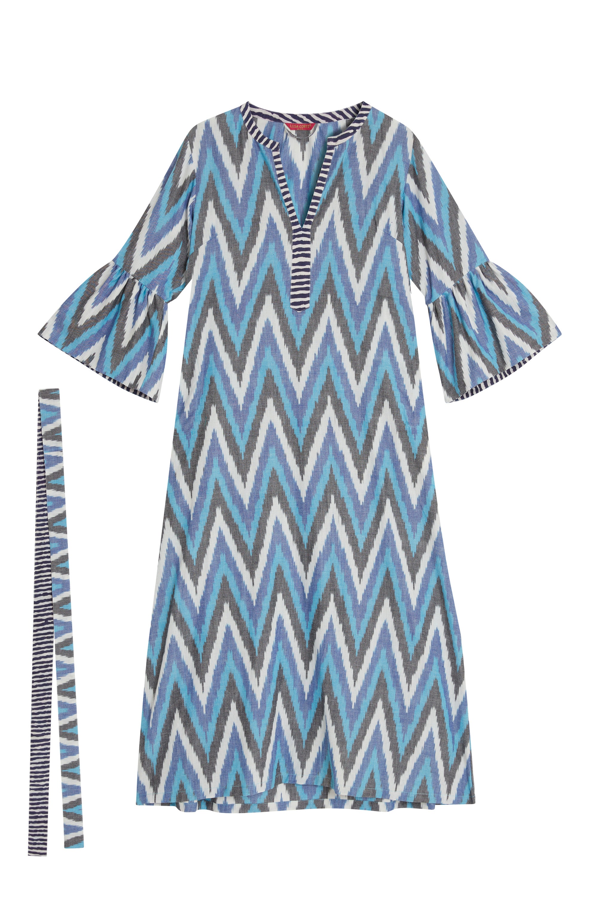 RECO PRIX : 160 // Ethesian Dress Saheli Ikat Indigo