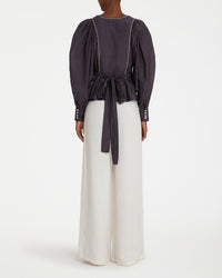 Paule silk blouse - Blue