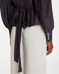 Paule silk blouse - Blue