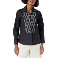 Chemise Cassandra en lin - Blue