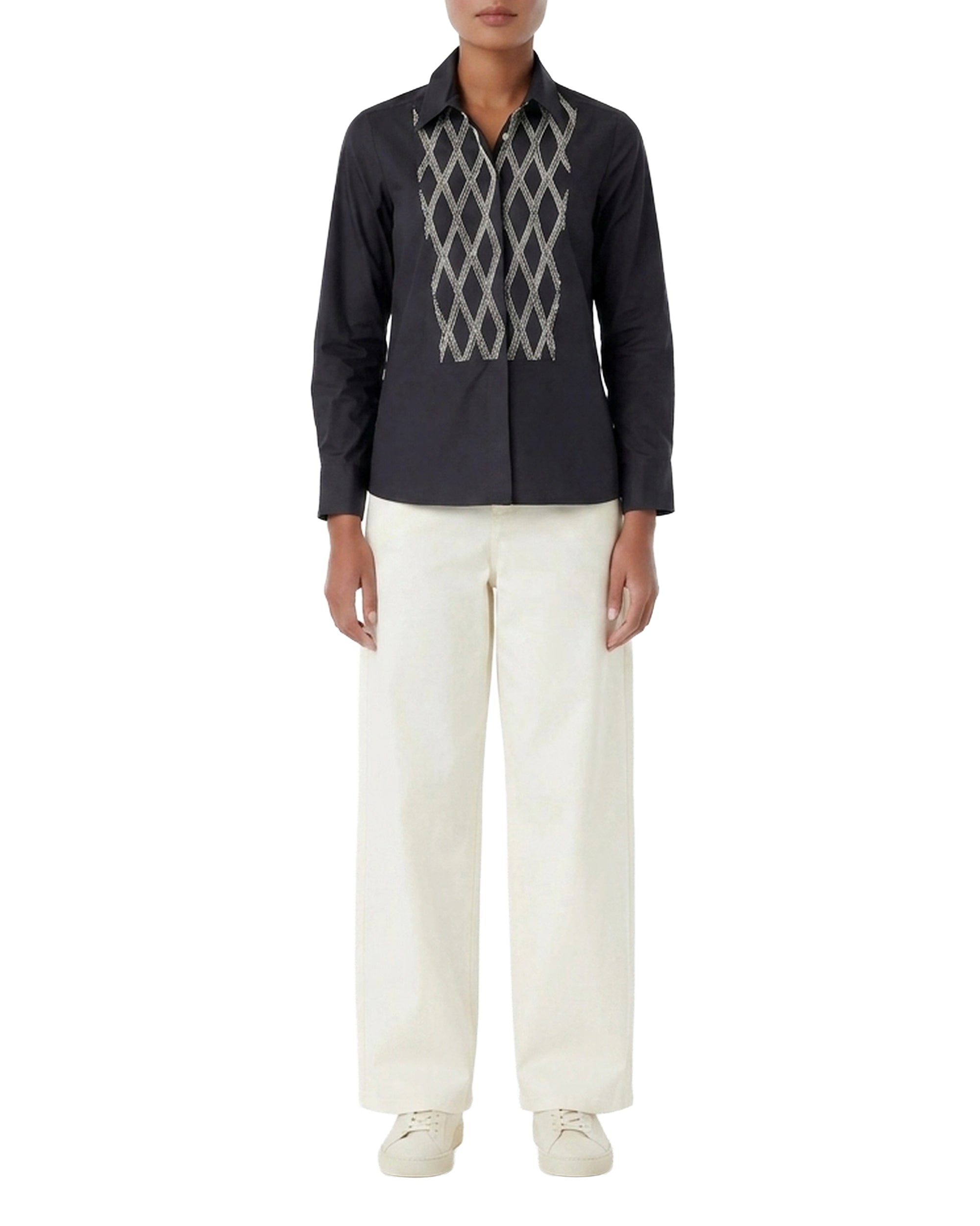 Chemise Cassandra en lin - Blue