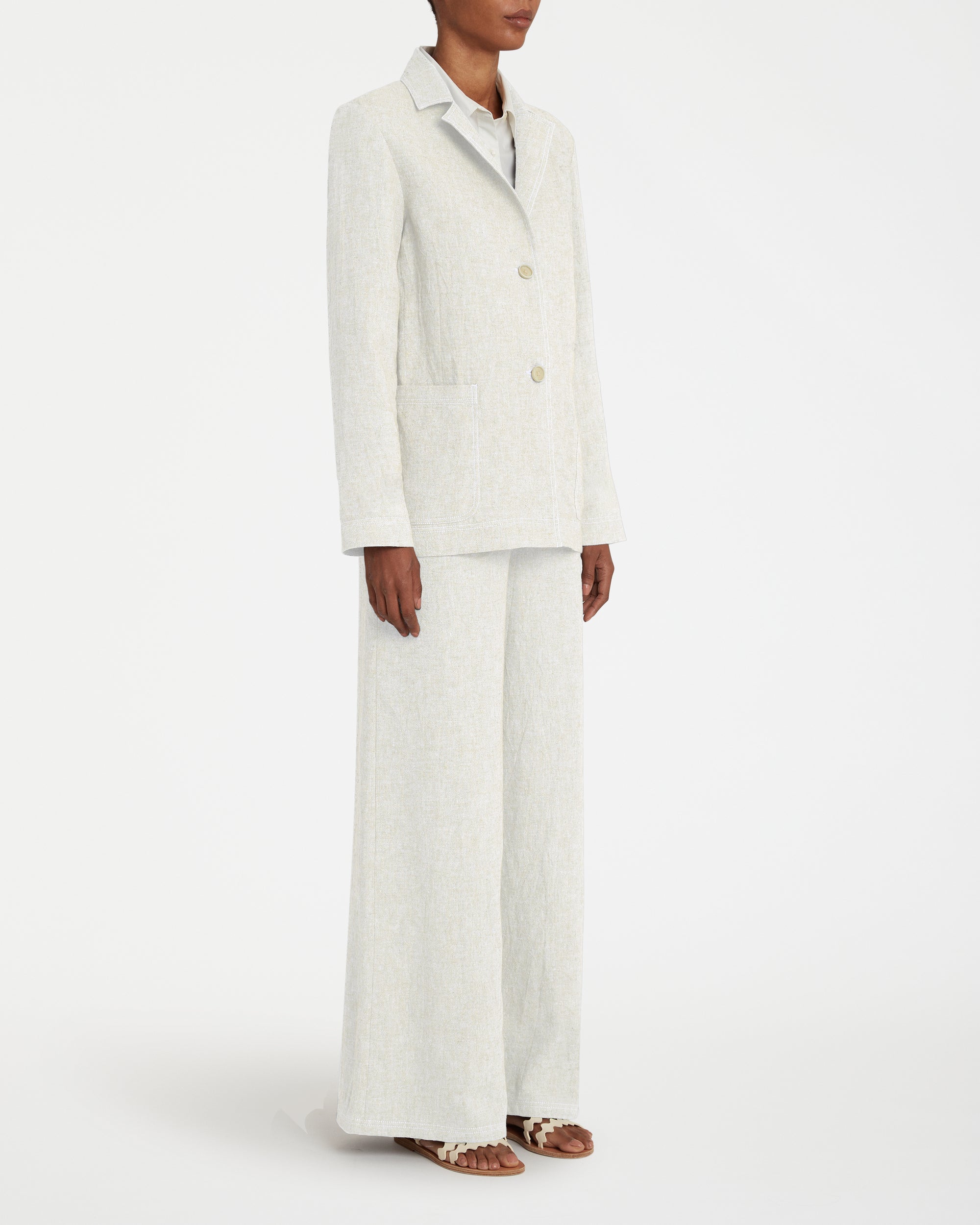 Veste Grace en soie - Ivory