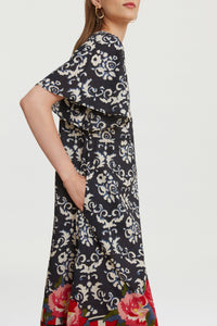 Guava cotton kaftan - Red