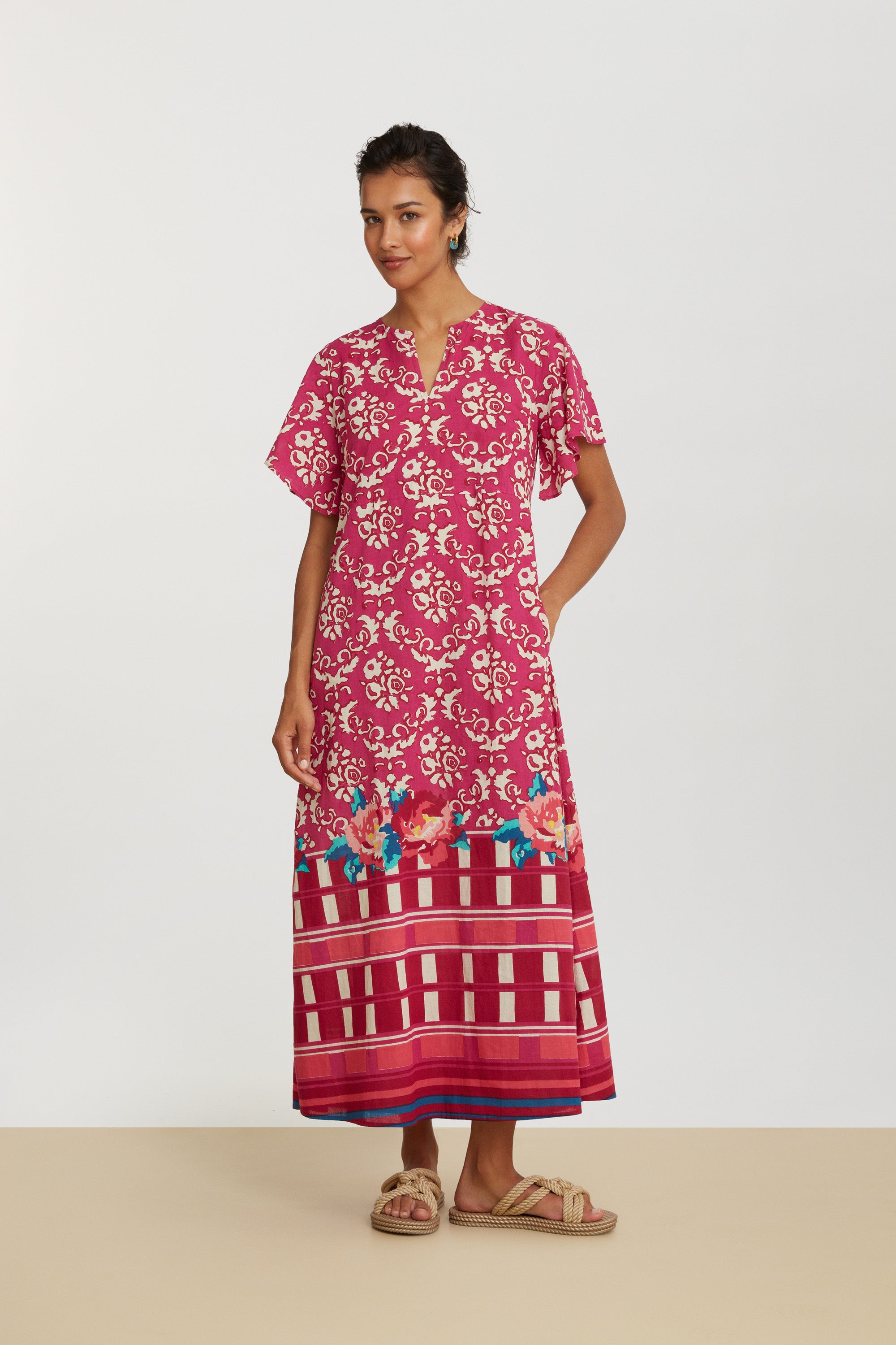 RECO PRIX : 135 // Guava Kaftan Ramasita Fuchsia
