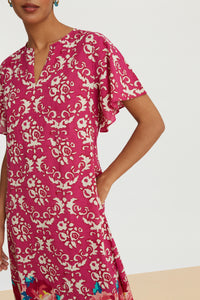 RECO PRIX : 135 // Guava Kaftan Ramasita Fuchsia