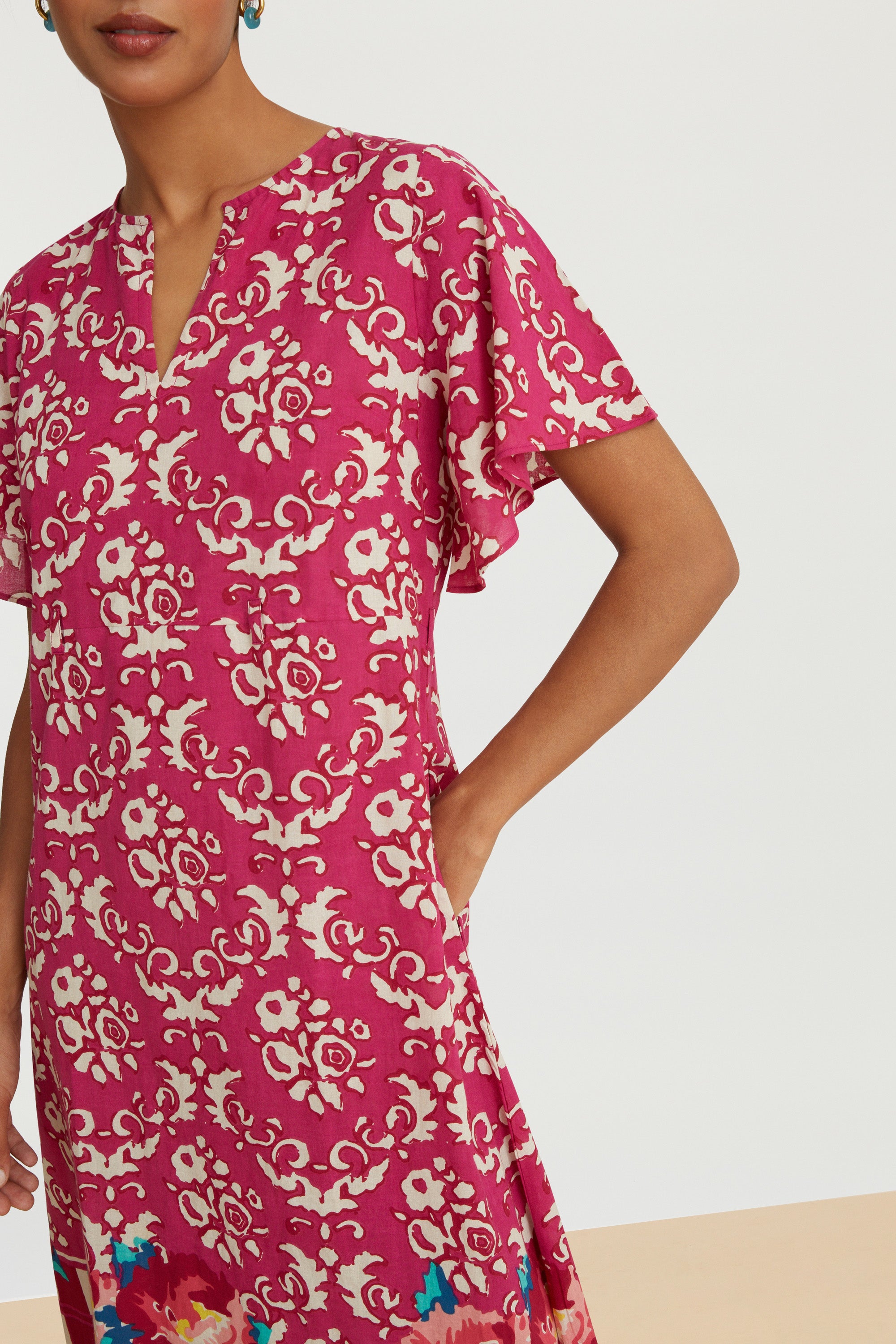 RECO PRIX : 135 // Guava Kaftan Ramasita Fuchsia