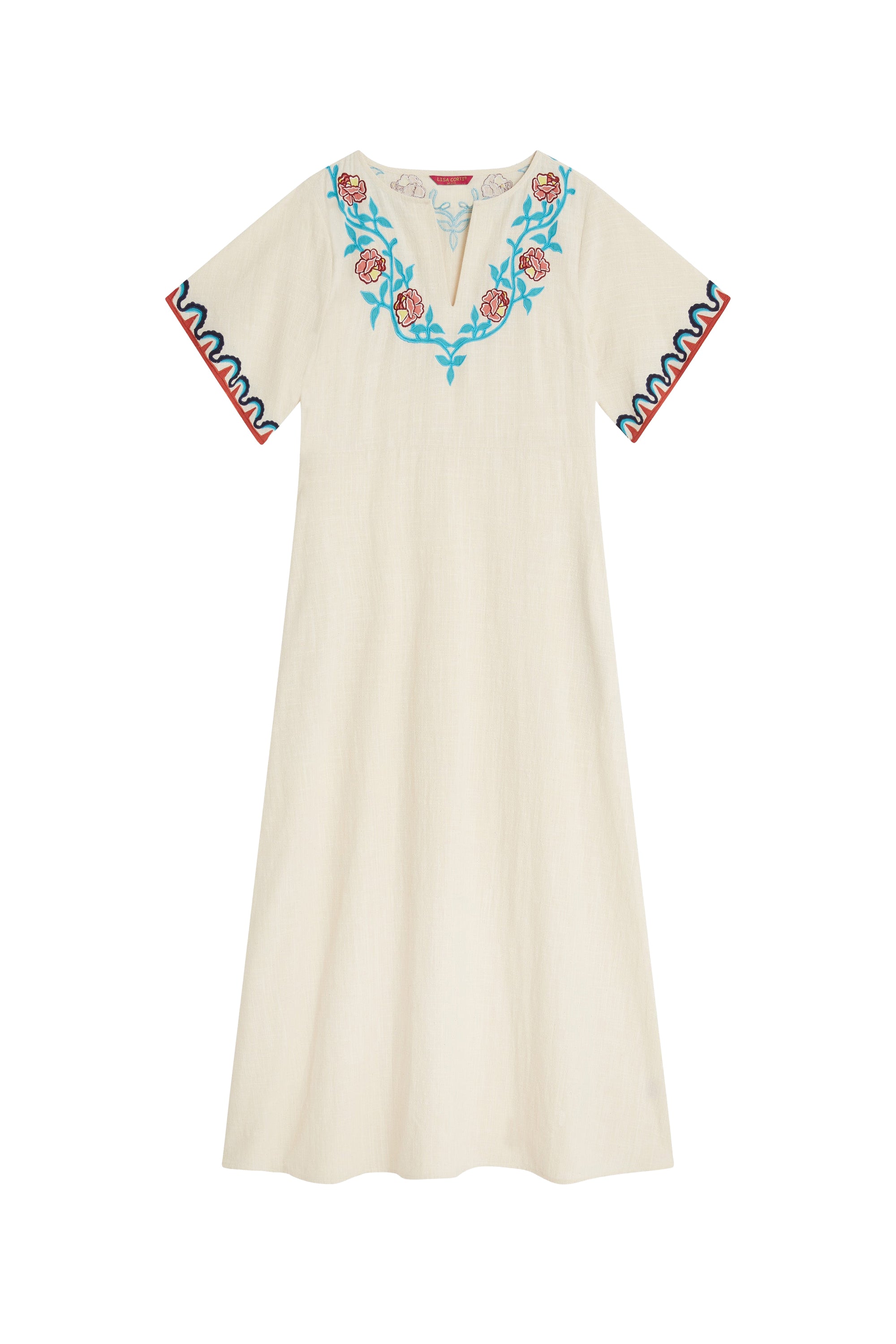 Guava cotton kaftan - Neutral