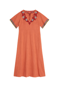 Guava cotton kaftan - Pink