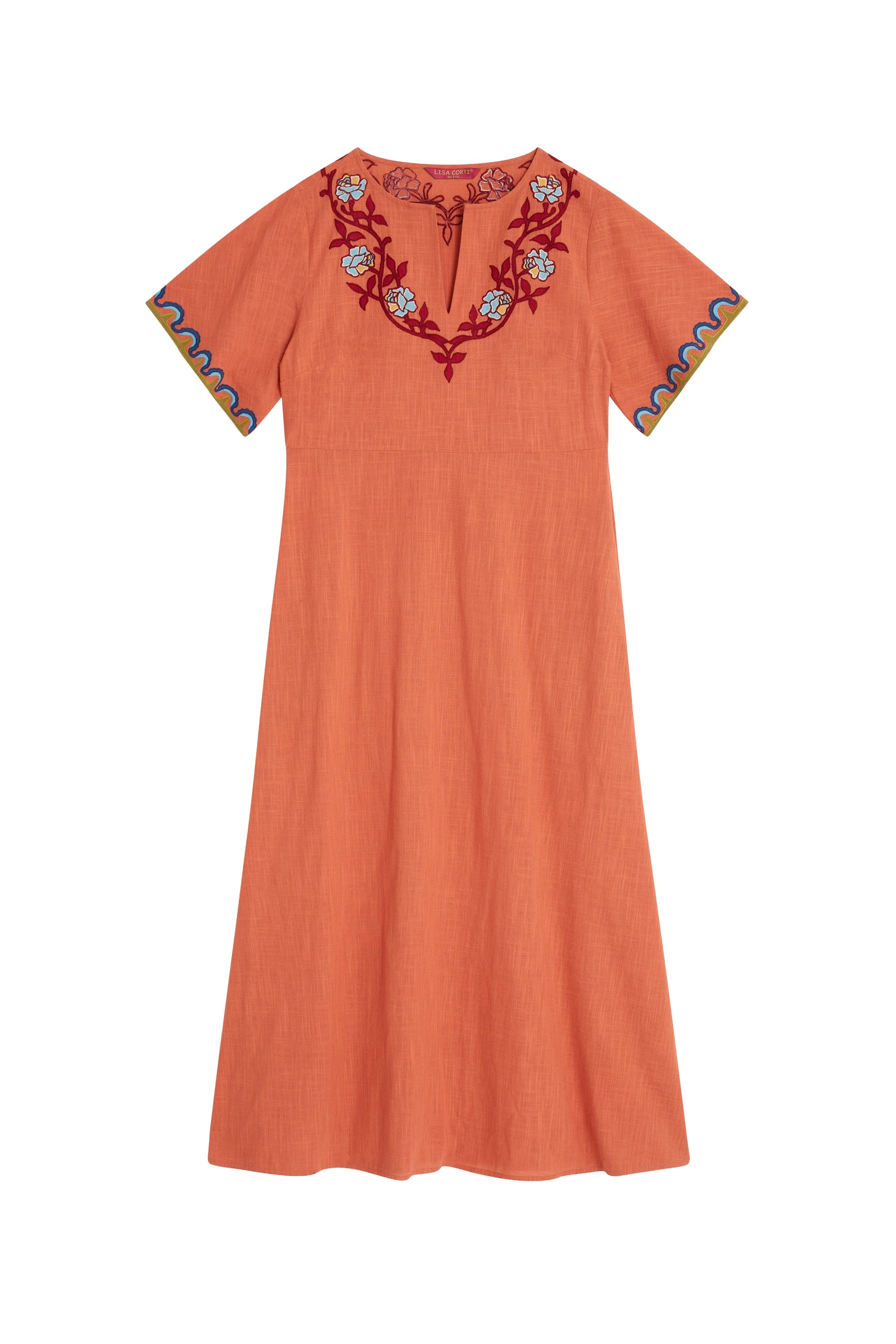 Guava cotton kaftan - Pink