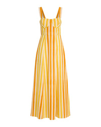 Robe longue Azzurra en lin - Mango