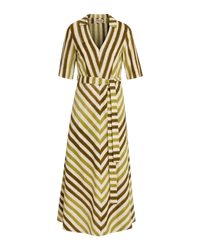 Penelope silk maxi dress - Kiwi