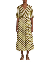 Penelope silk maxi dress - Kiwi