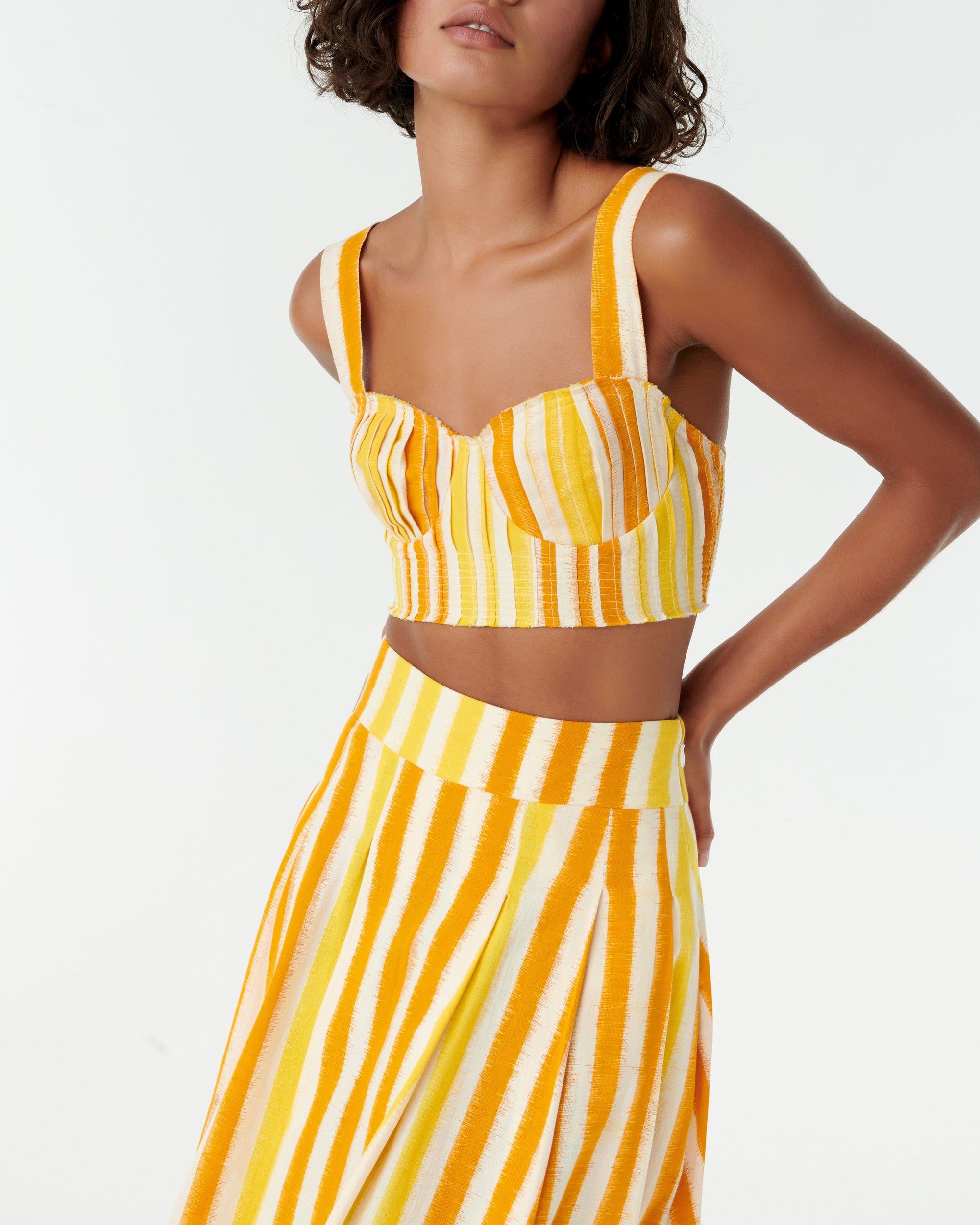 Top Dalia en lin - Mango