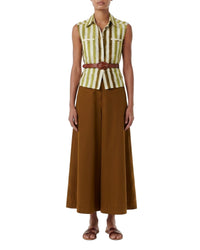Top Ylenia en soie - Kiwi
