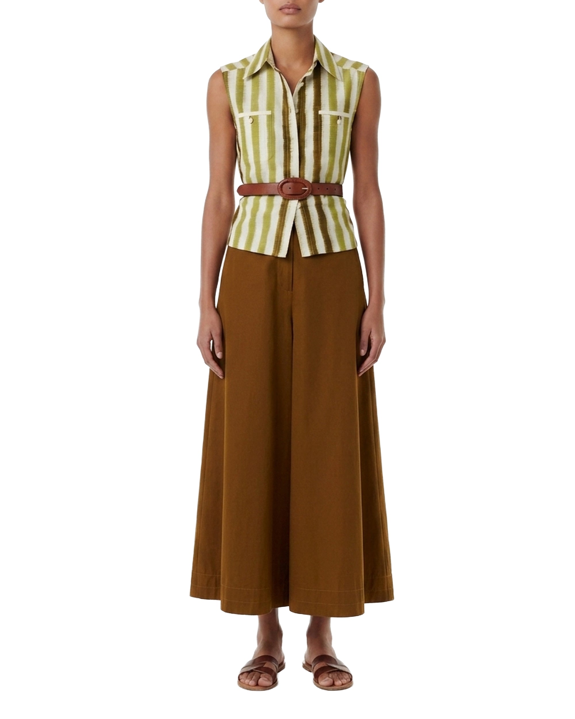 Top Ylenia en soie - Kiwi
