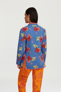 RECO PRIX : 245 // Reversible Jhodpuri Jacket Ibisco Royalblue