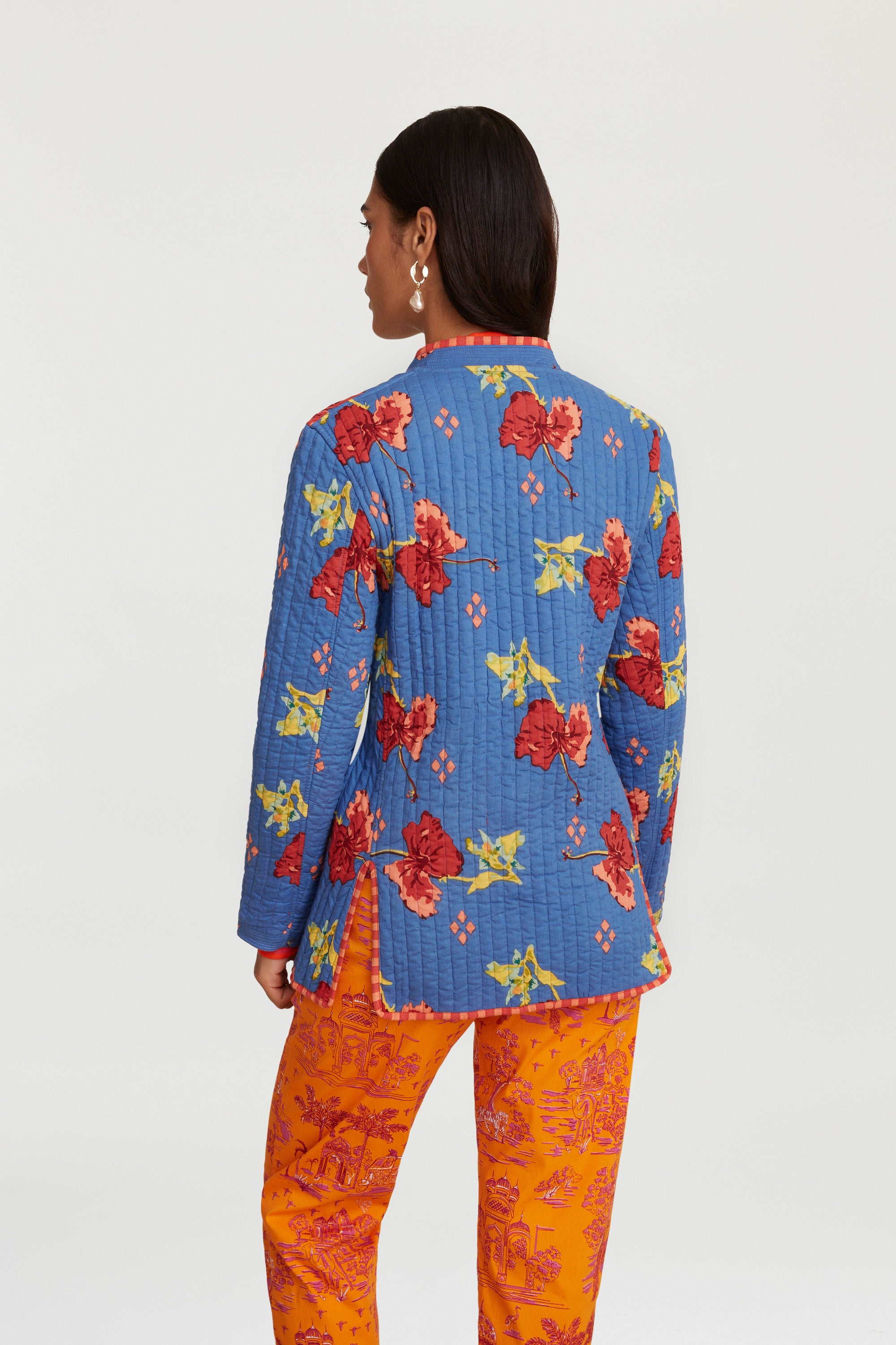 RECO PRIX : 245 // Reversible Jhodpuri Jacket Ibisco Royalblue