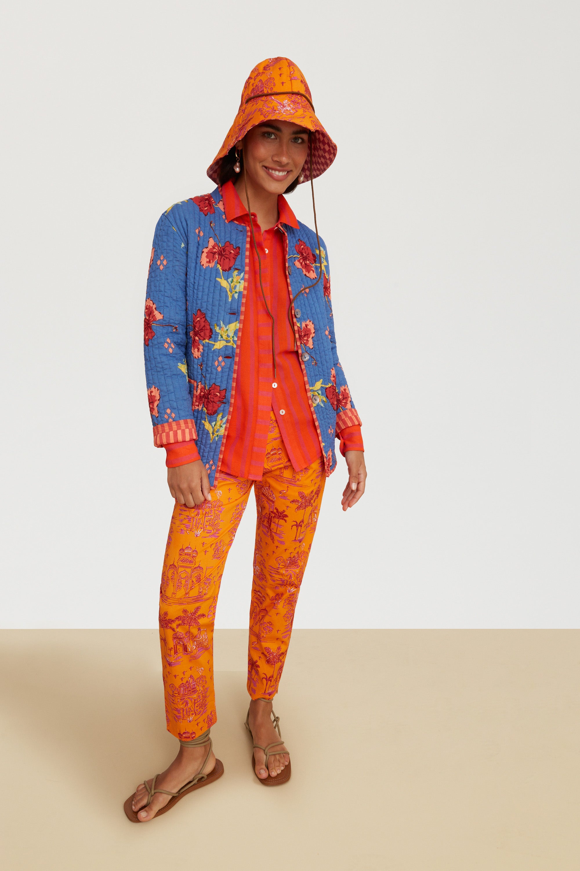 RECO PRIX : 245 // Reversible Jhodpuri Jacket Ibisco Royalblue
