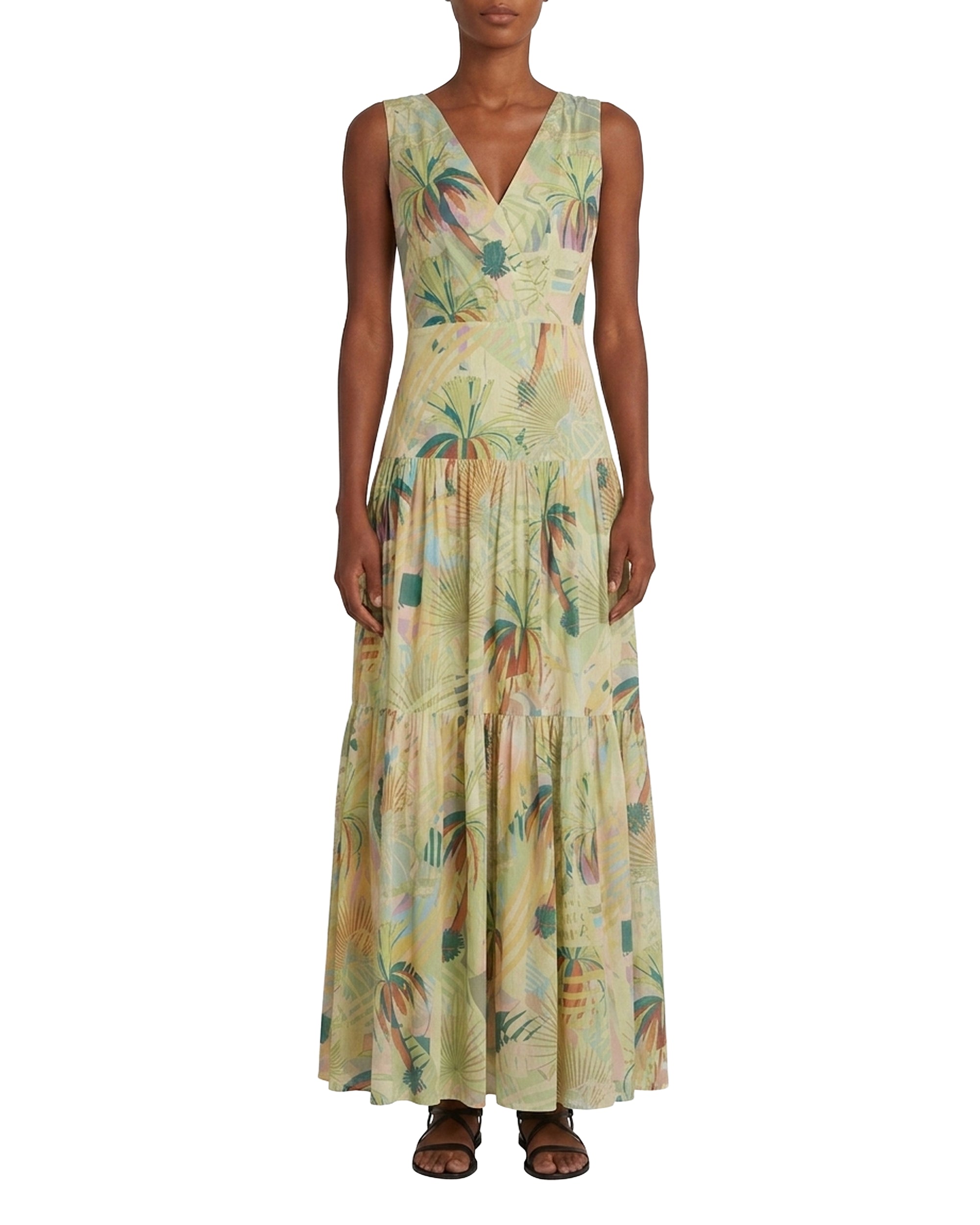 Antheia maxi dress - Multicolore