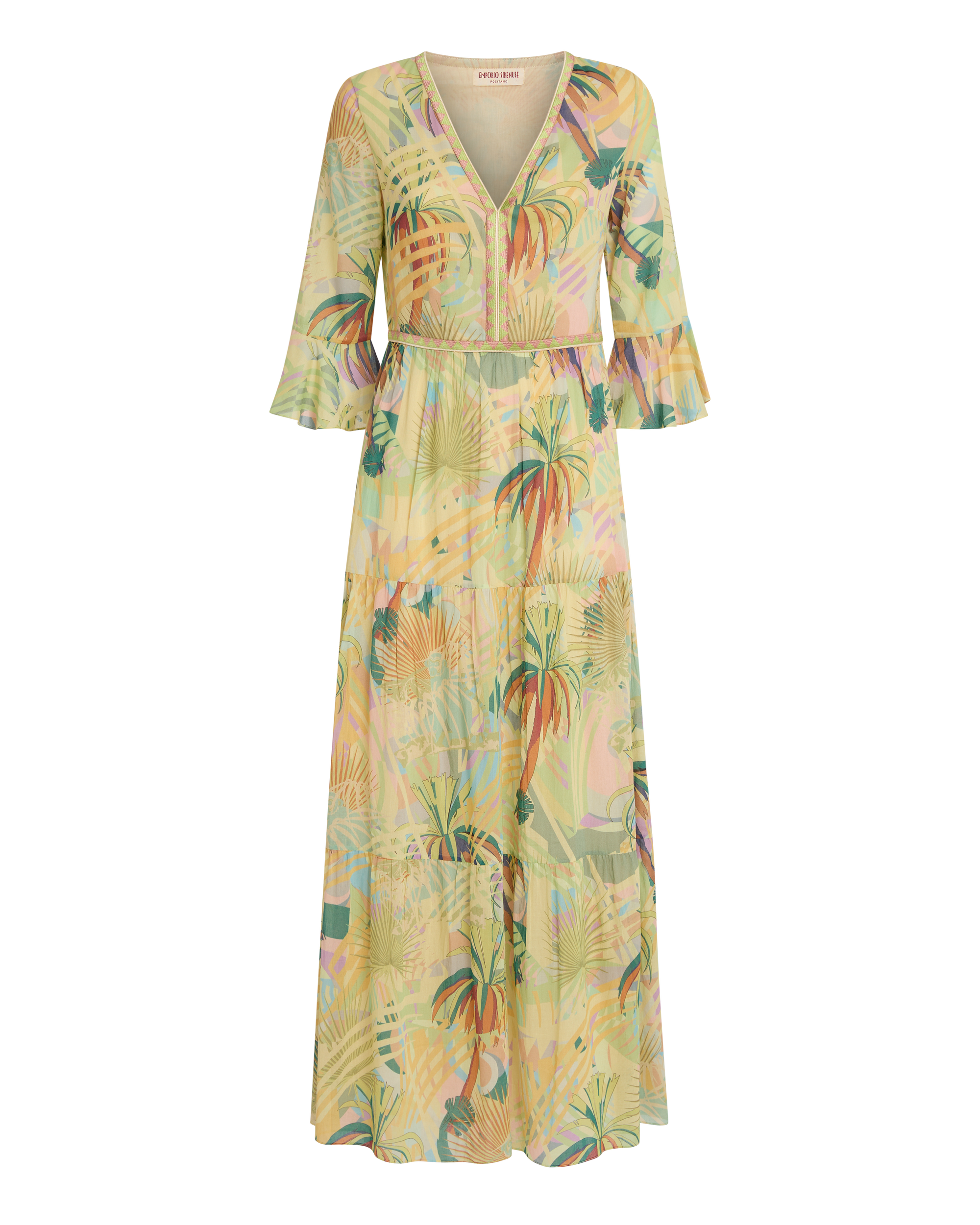 Robe longue Bella - Multicolore