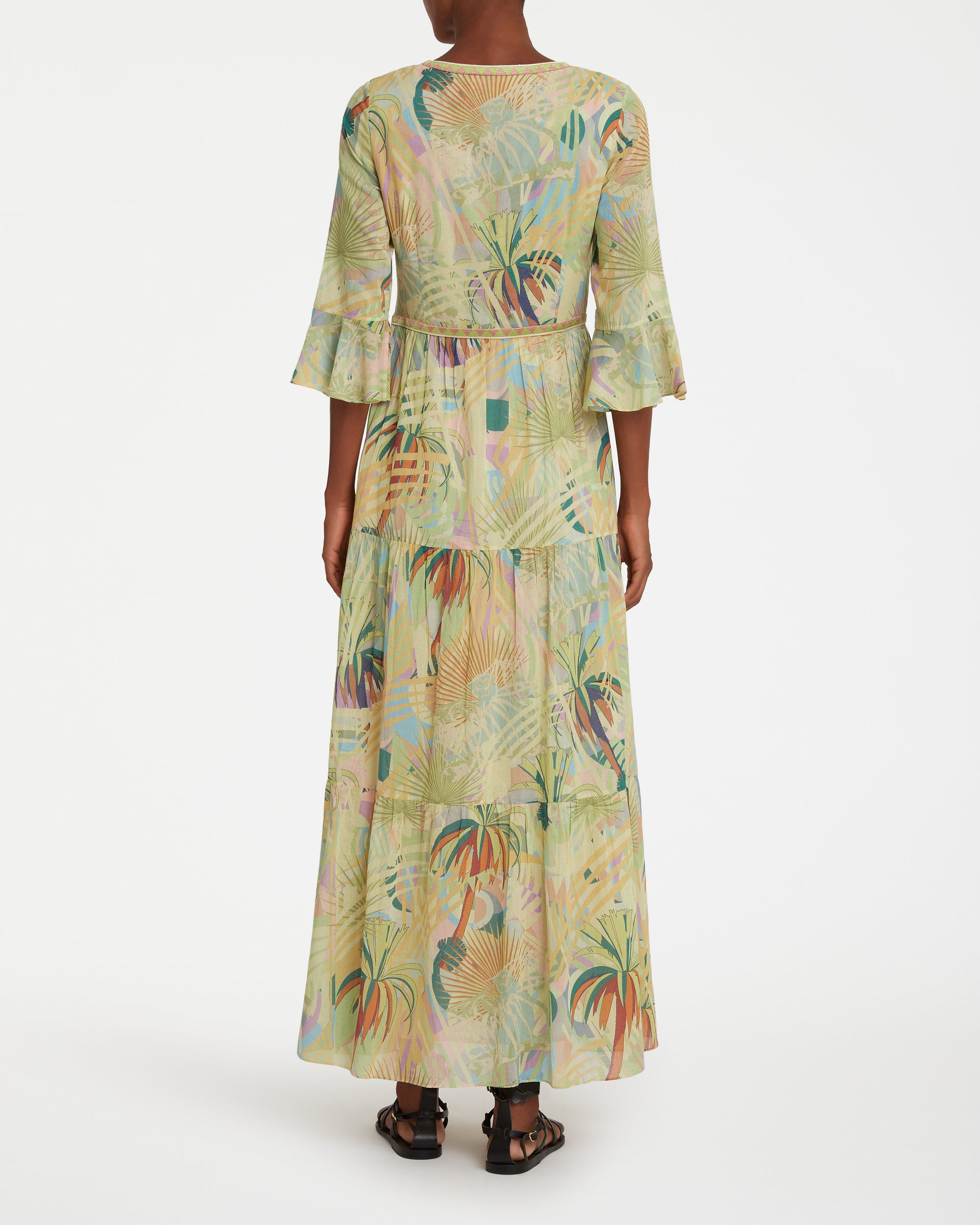 Robe longue Bella - Multicolore