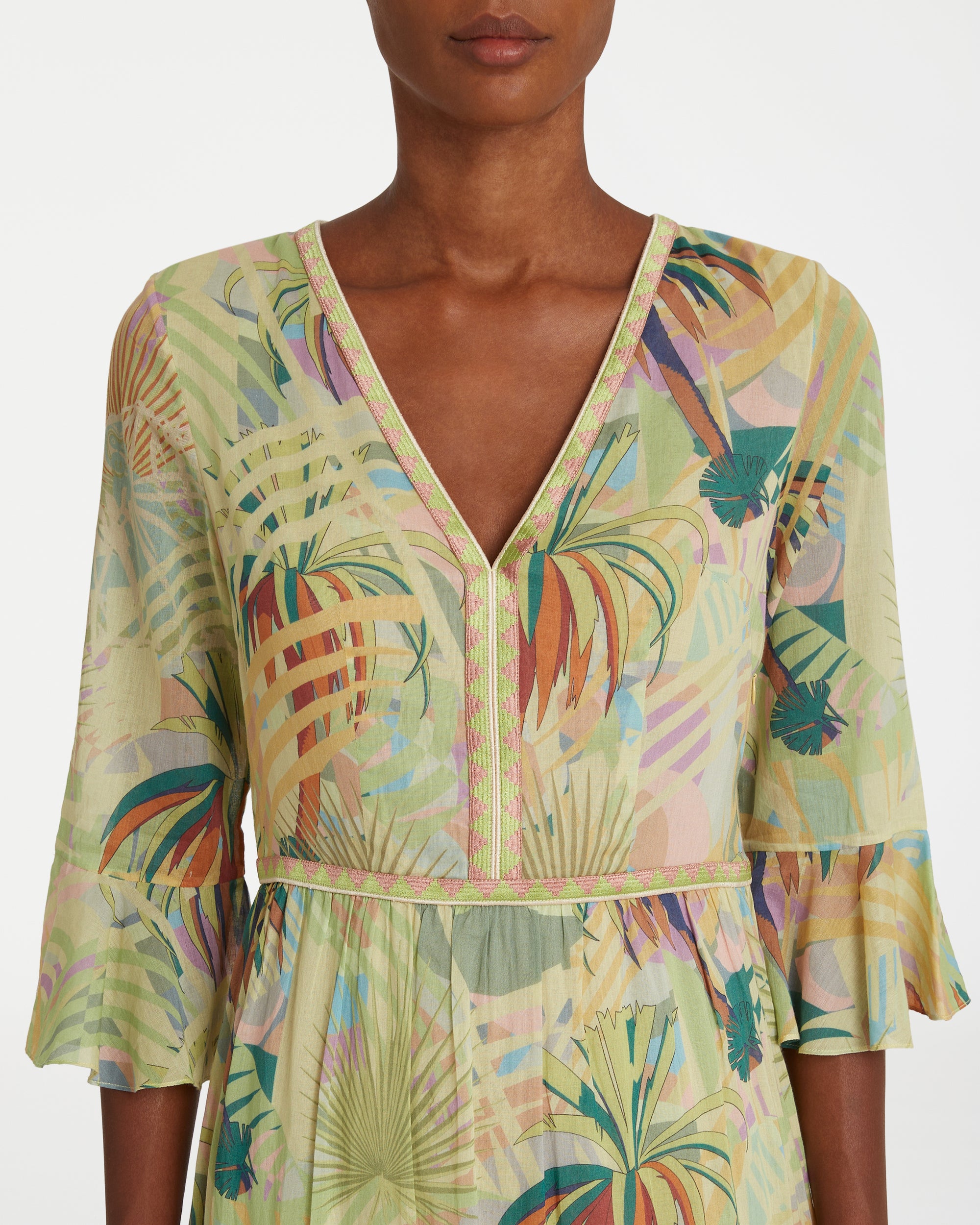 Robe longue Bella - Multicolore