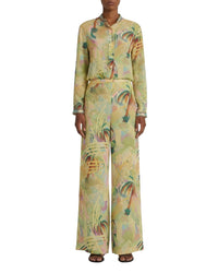 Silk trousers - Multicolour