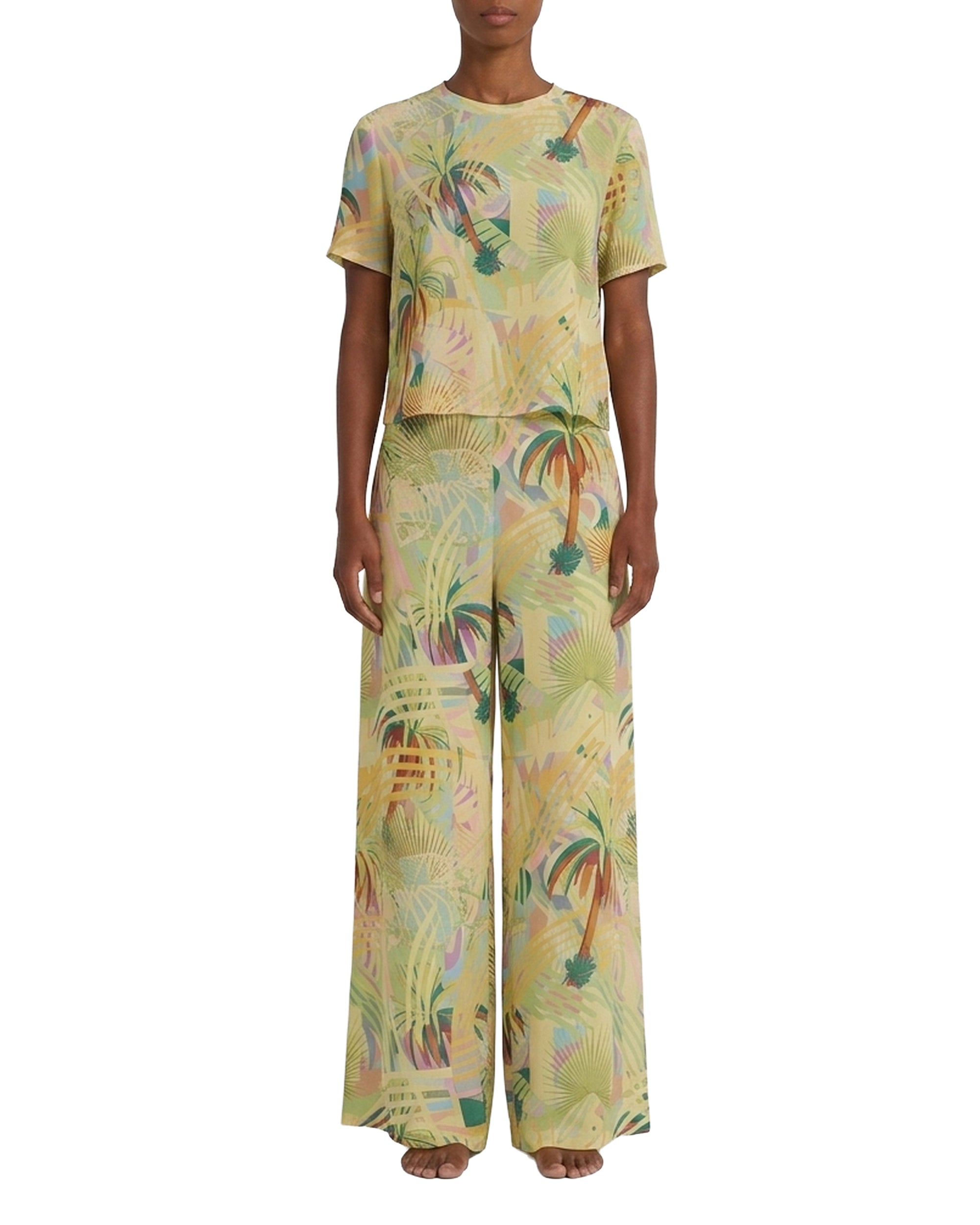 Gabrielle silk T-shirt - Multicolour