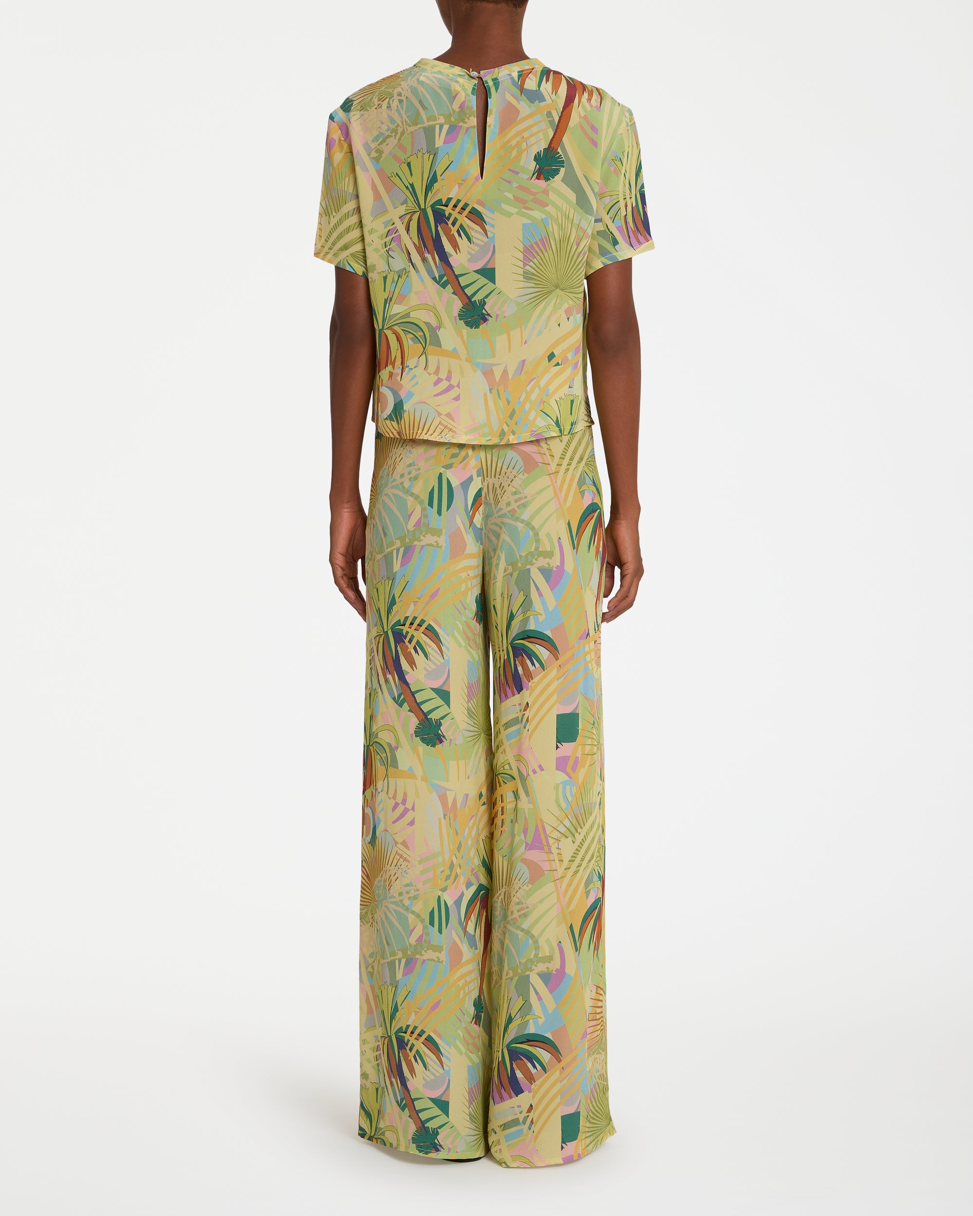 Gabrielle silk T-shirt - Multicolour