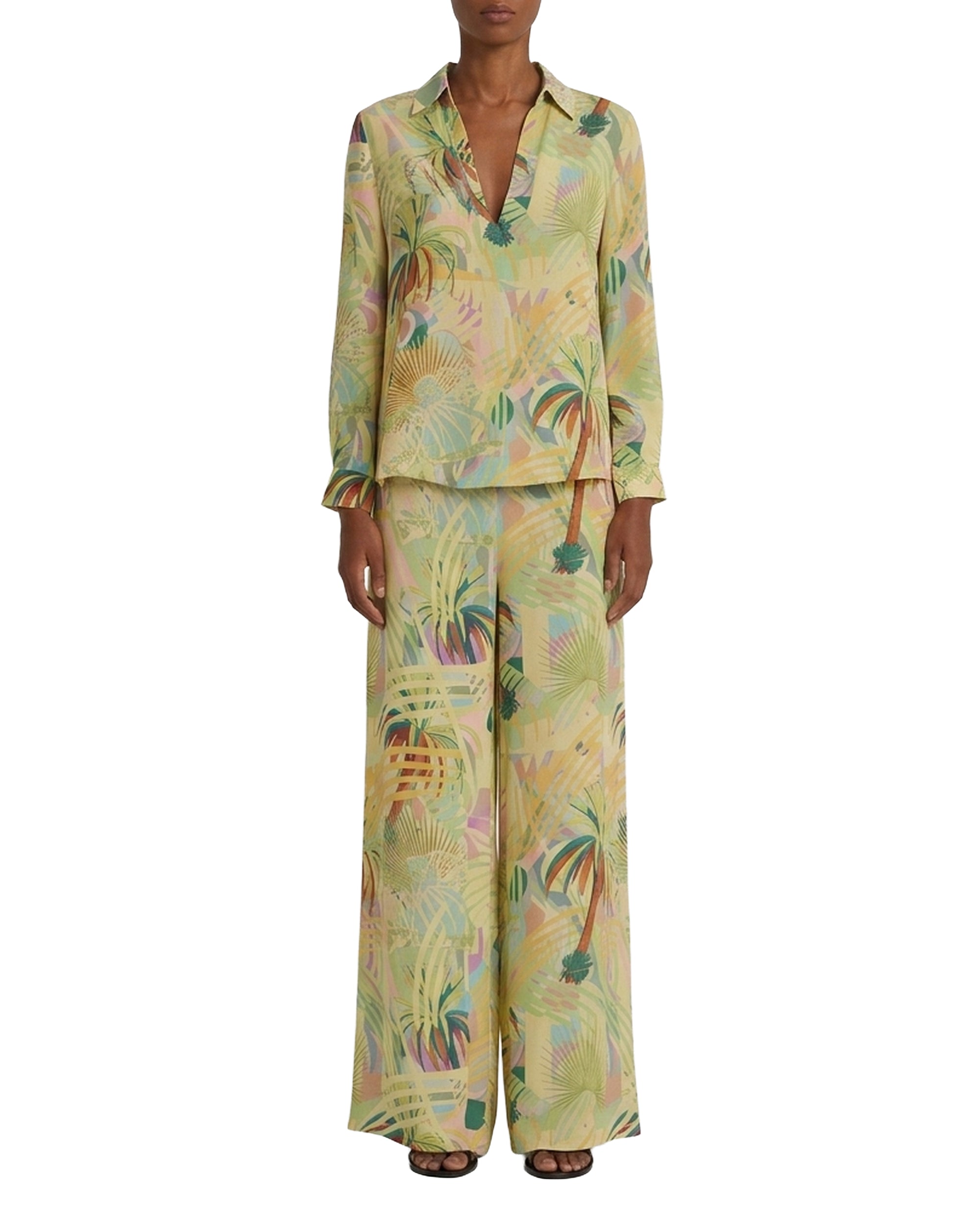 Janice silk blouse - Multicolour