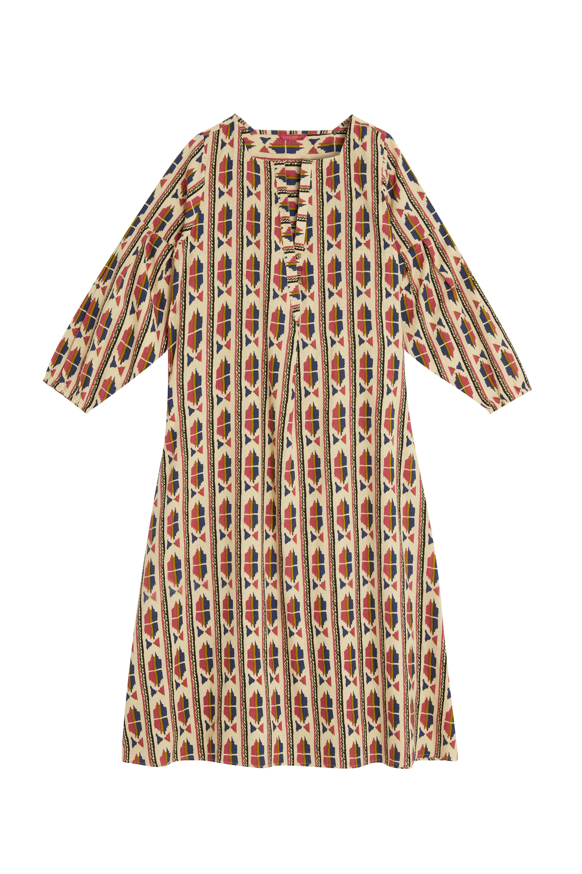 RECO PRIX : 145 // Khubani Dress Amer Ikat Blue