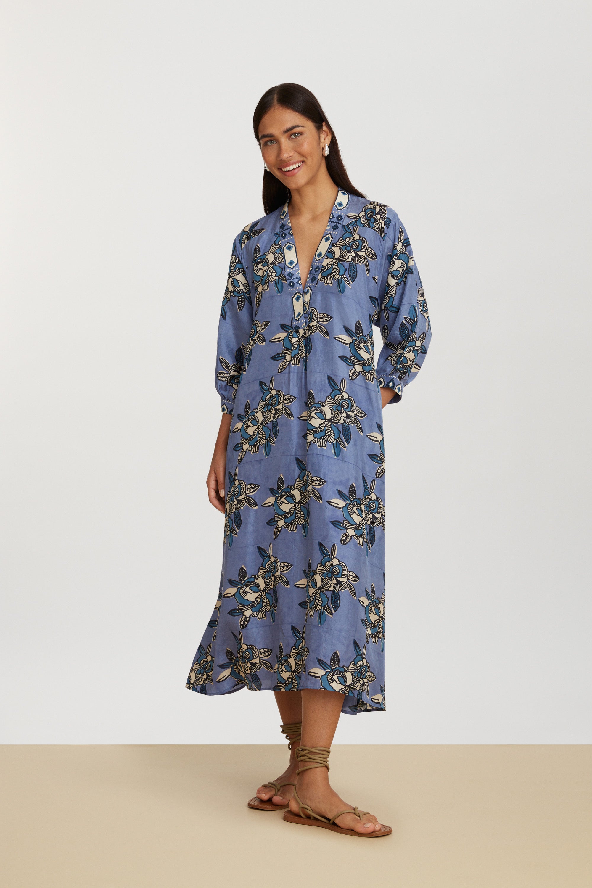 RECO PRIX : 255 // Lotty Dress Indigo Blues Plumbago