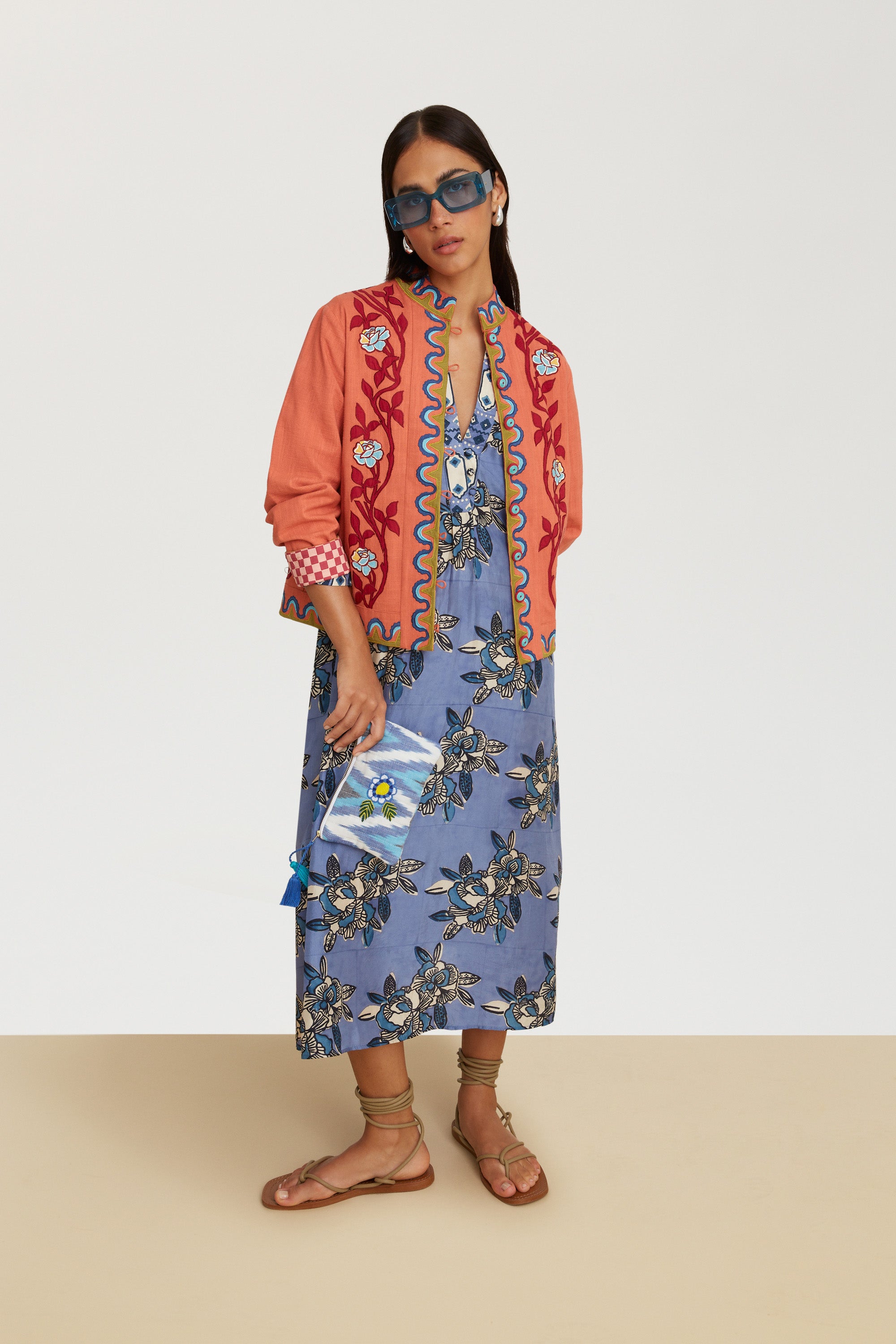 RECO PRIX : 255 // Lotty Dress Indigo Blues Plumbago