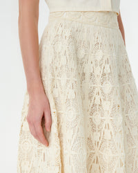 Mulia midi skirt - Milk