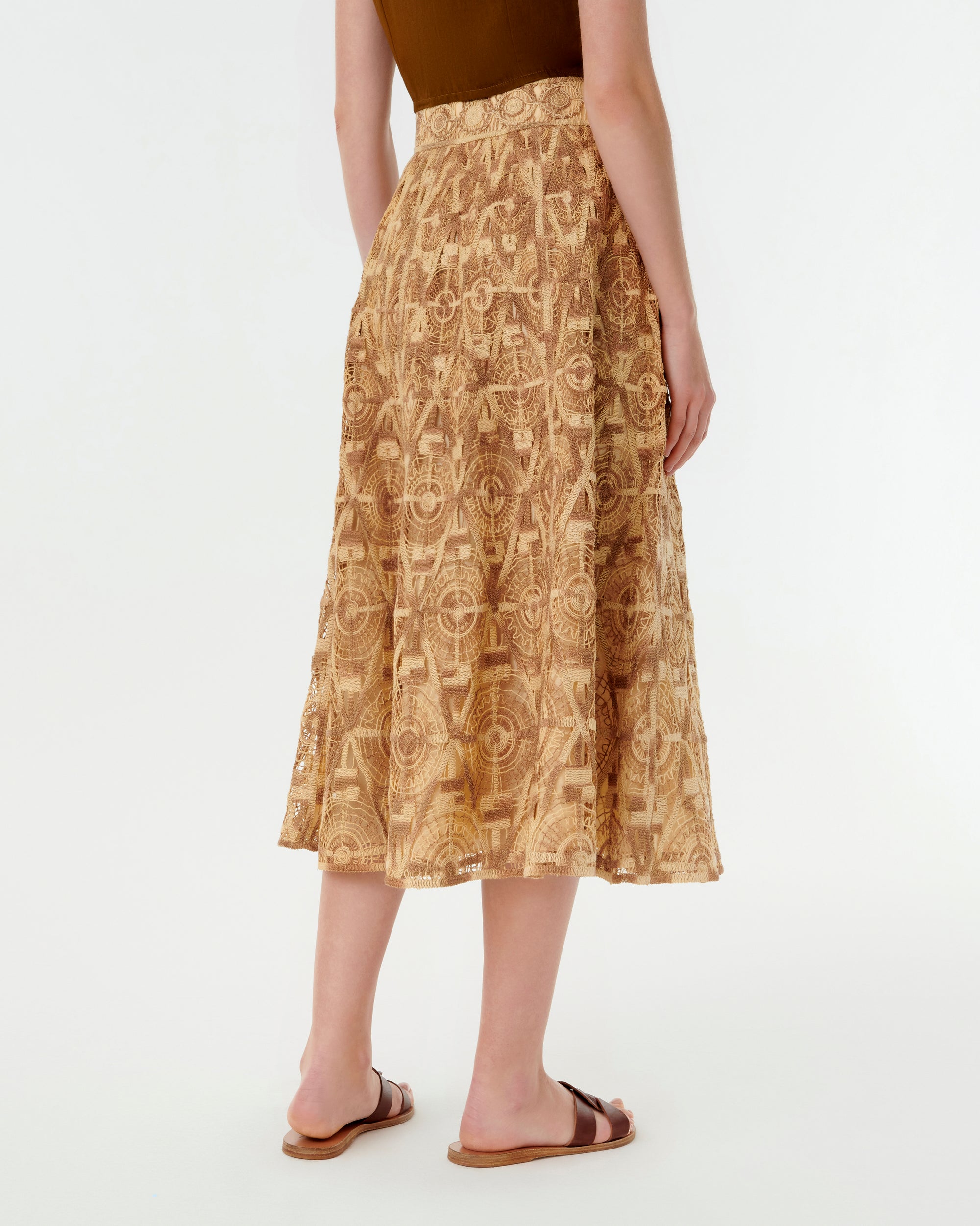 Mulia midi skirt - Tan