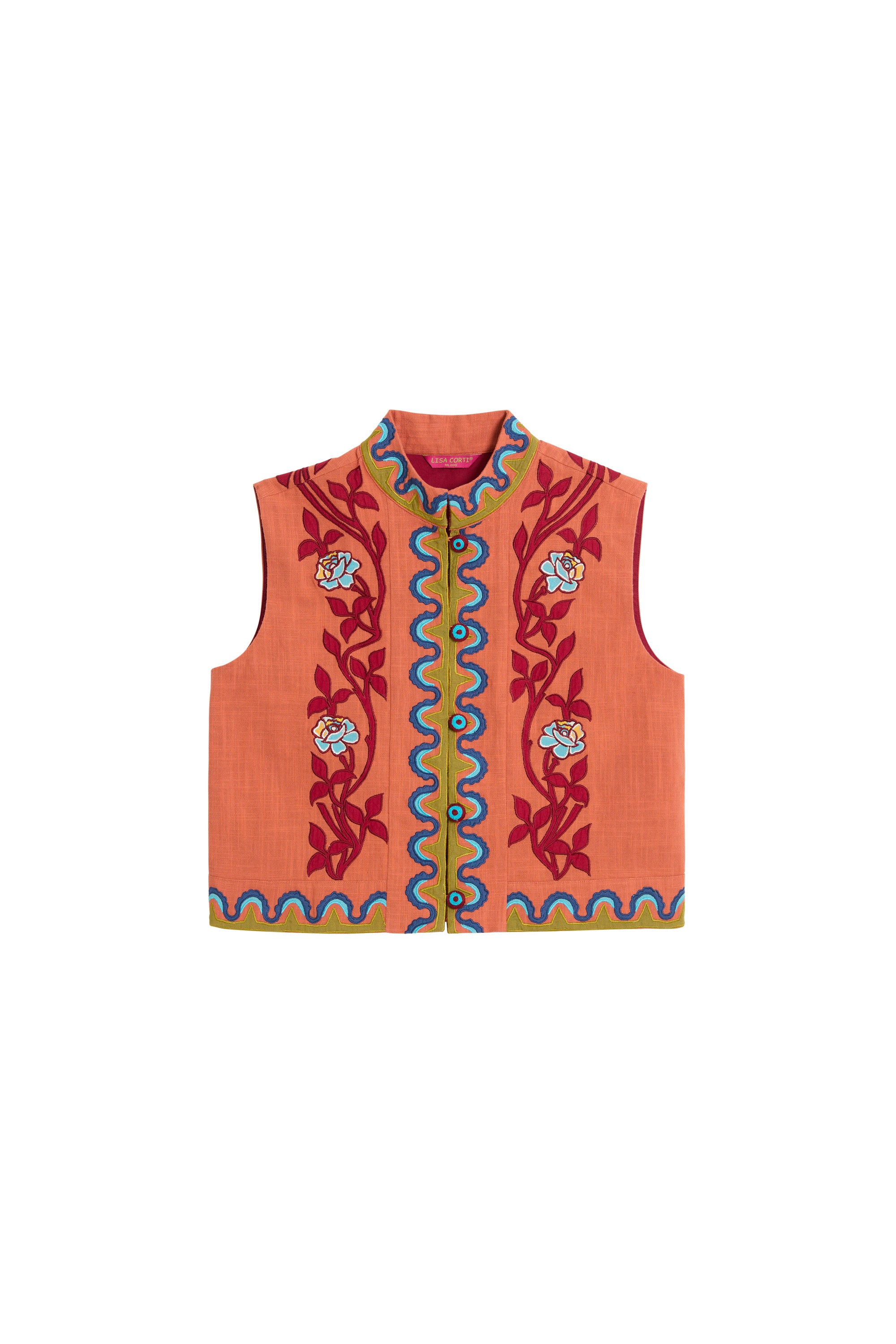 RECO PRIX : 175 // Maheswari Gilet Old Pink