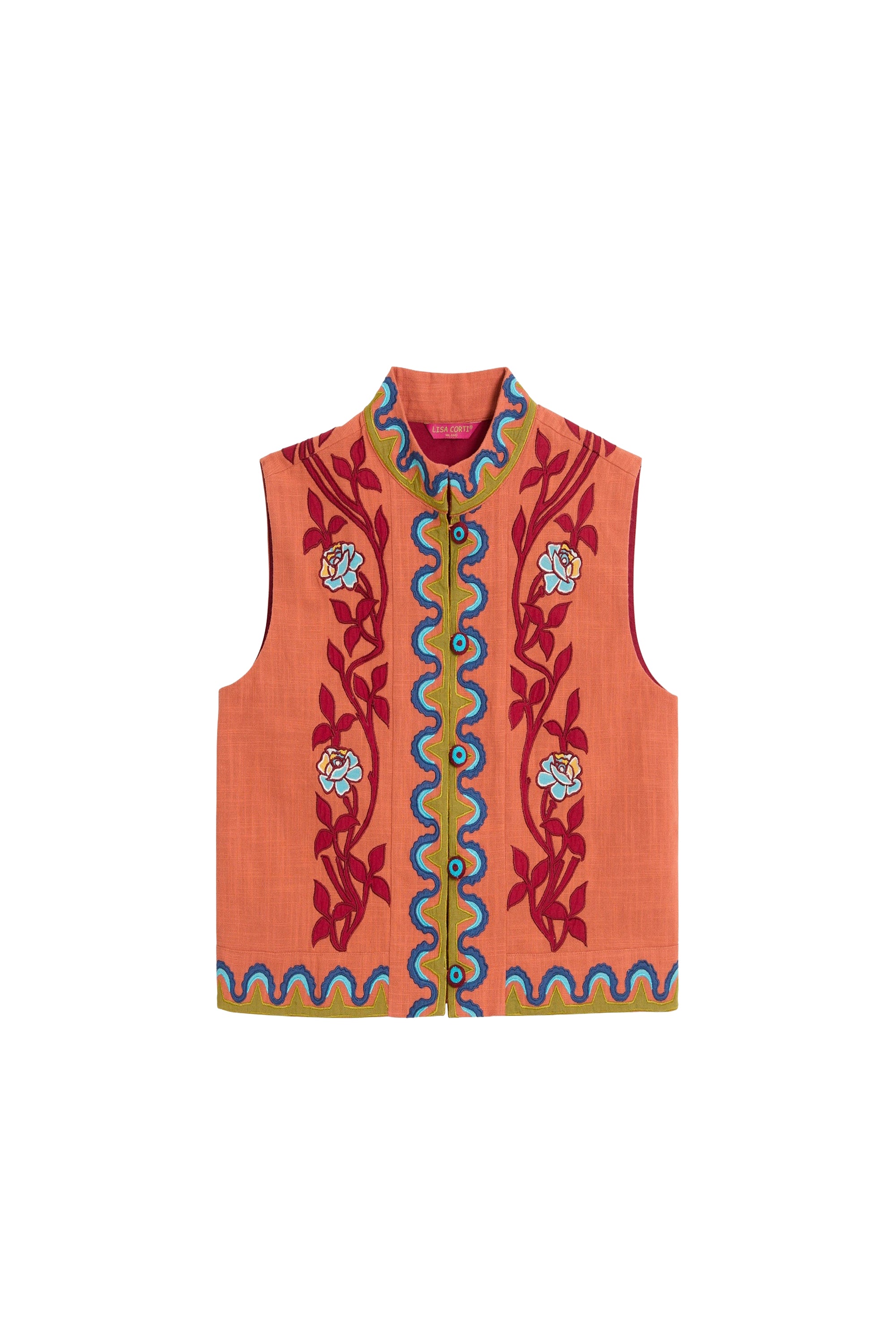 Maheswari cotton cardigan - Pink