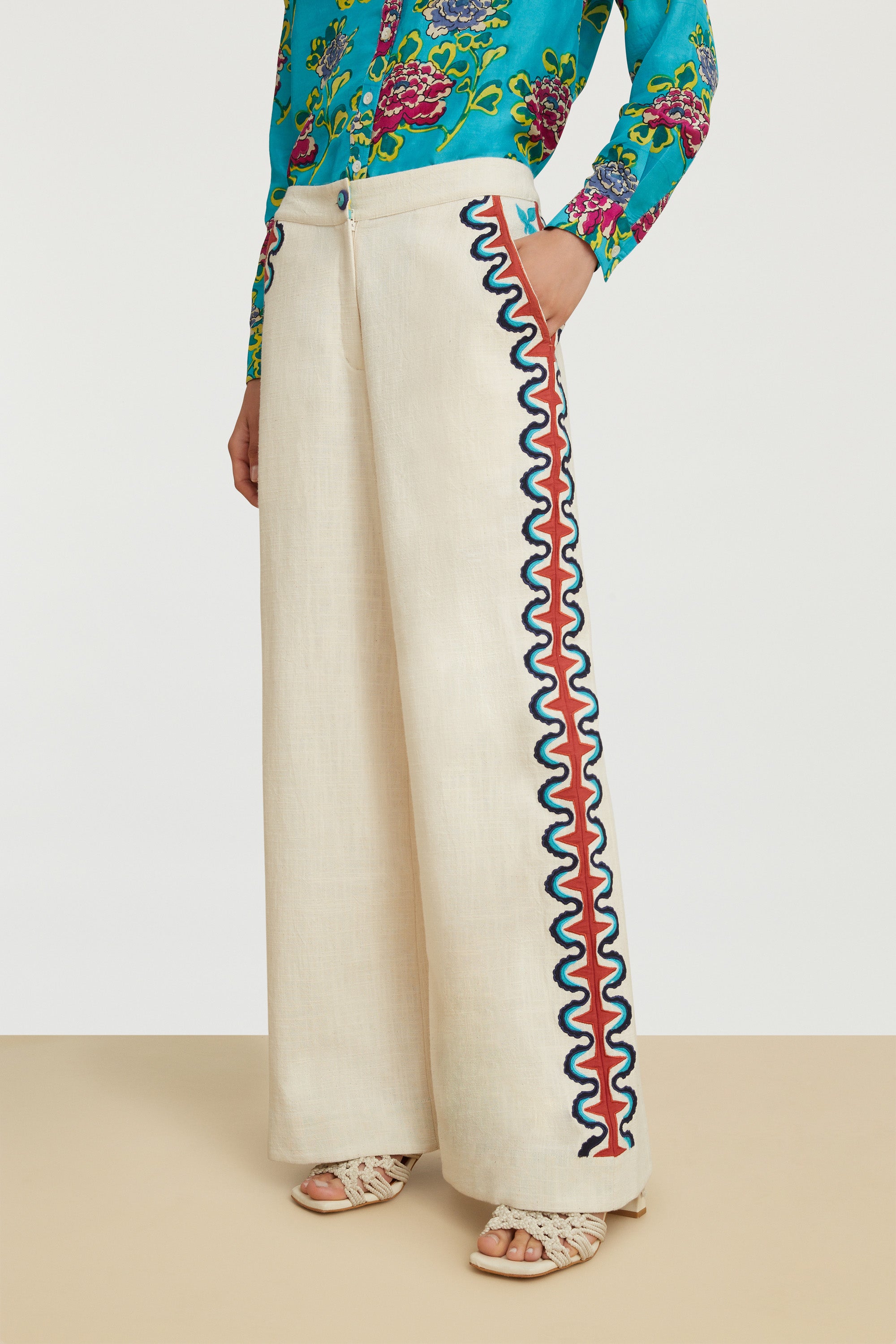 RECO PRIX : 167,5 // Maheswari Pants Ivory