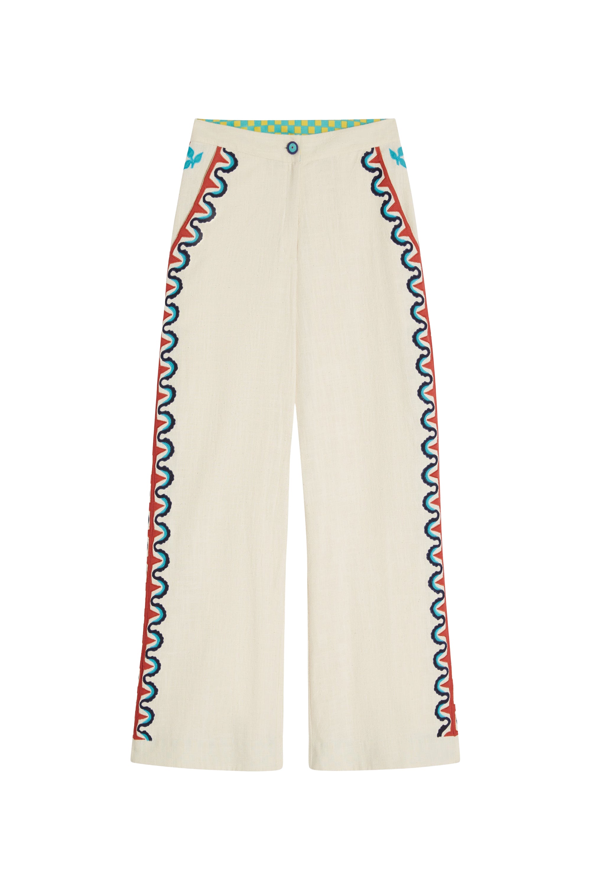 Maheswari cotton trousers - Neutral