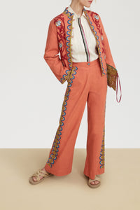 Maheswari cotton trousers - Pink