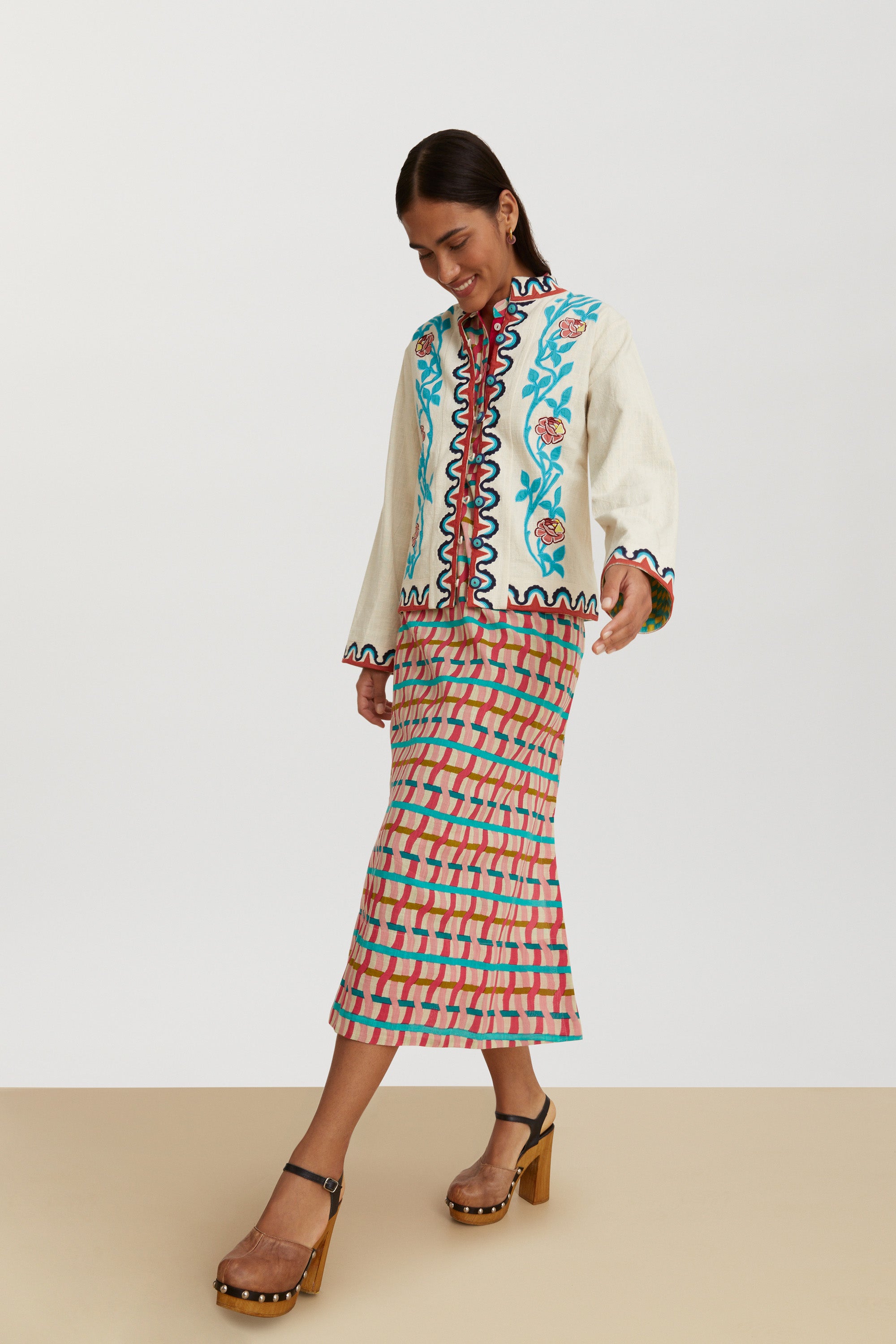 RECO PRIX : 110 // Mamta Kaftan Amer Strings Pink