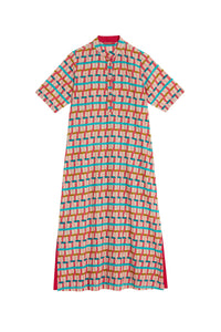 Mamta cotton kaftan - Pink