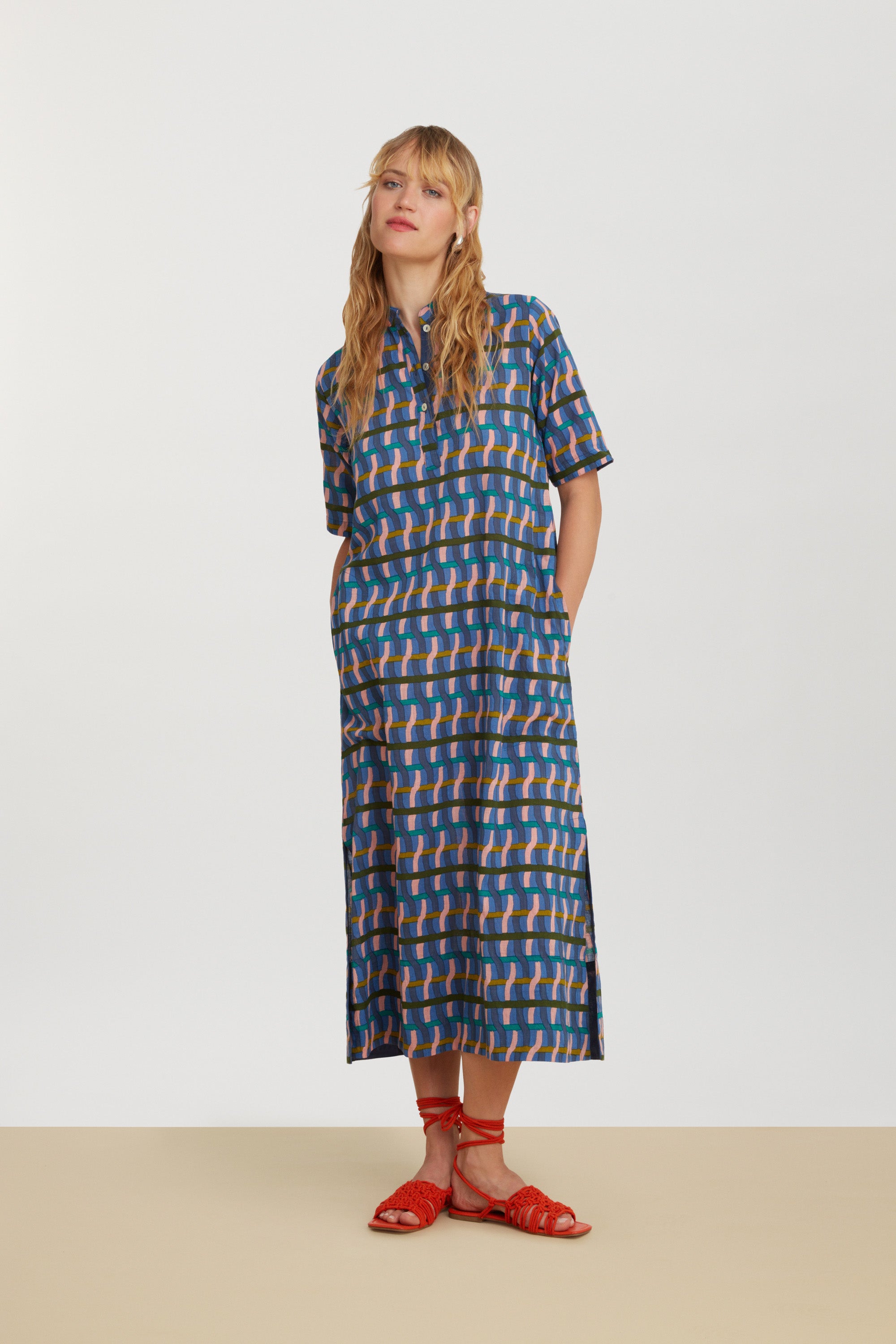 RECO PRIX : 110 // Mamta Kaftan Amer Strings Plumbago