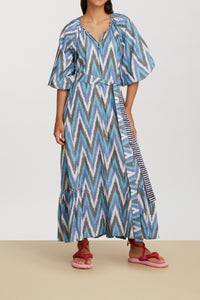 Mandili long cotton dress - Neutral