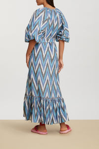 Mandili long cotton dress - Neutral