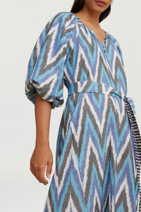 Mandili long cotton dress - Neutral